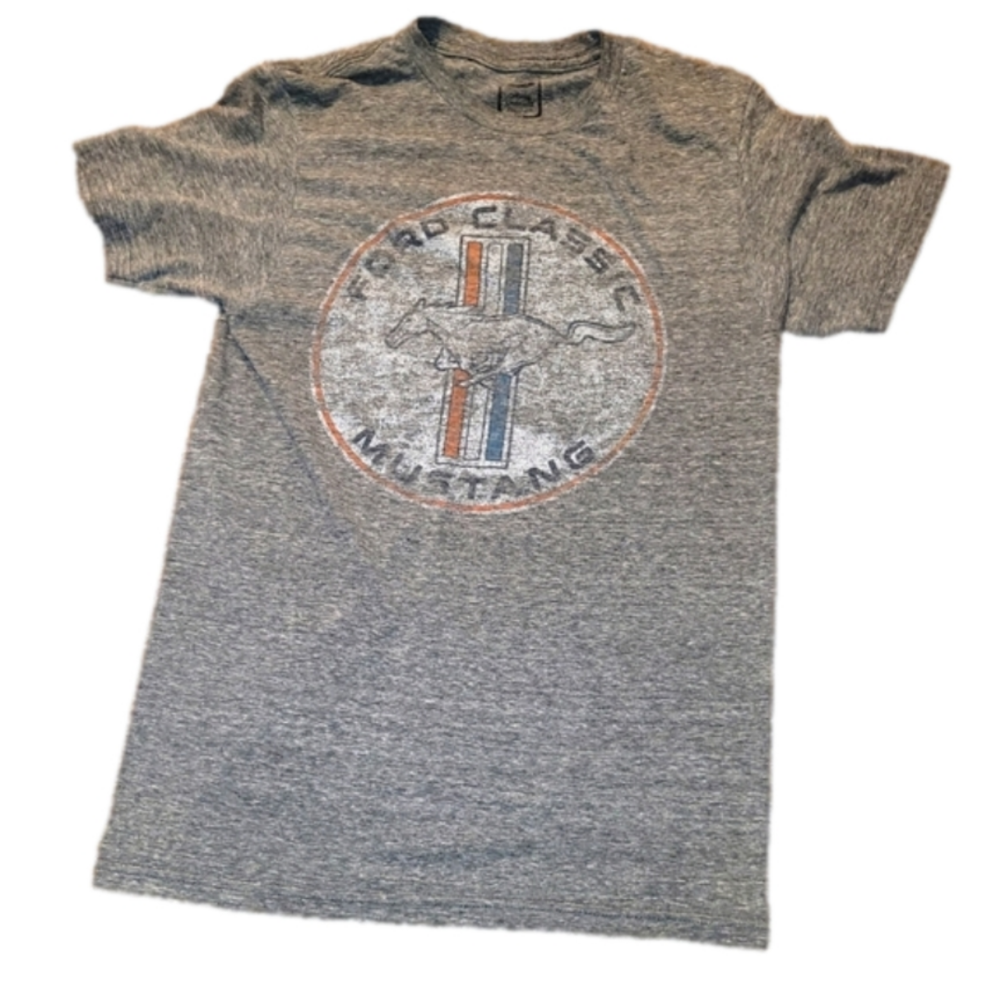 Ford Mustang grey short sleeve tee - Small